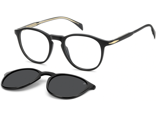 с солнцезащитным клипоном DAVID BECKHAM DB 1018/C 807 Black