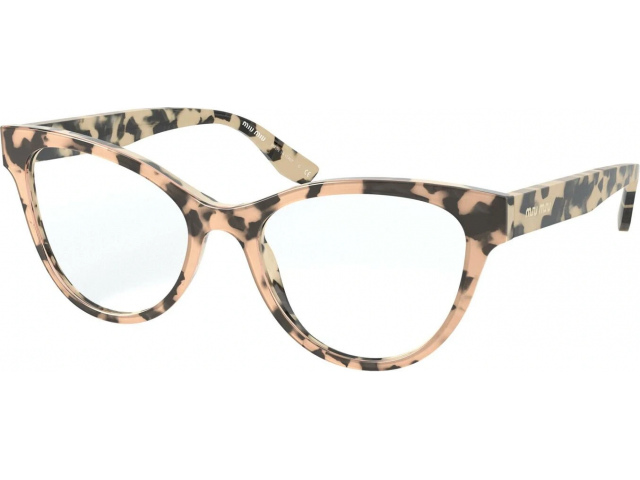 MIU MIU MU 01TV 07D1O1 Top Pink On Beige Havana