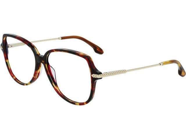 VICTORIA BECKHAM VB2625 609,  HAVANA RED, CLEAR