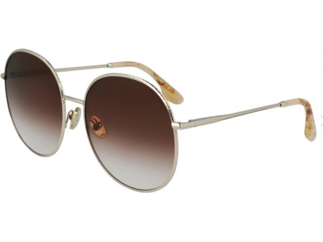 VICTORIA BECKHAM VB224S 702,  GOLD-BROWN, GRADIENT BROWN