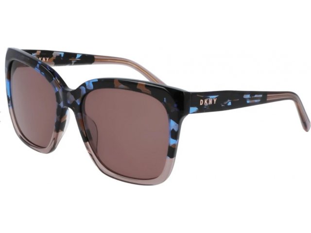 DKNY DK534S 270, цвет CRYSTAL MINK/BLUE/BK TORTOISE, BROWN