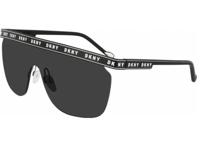 DKNY DK538S 005, цвет MATTE BLACK/WHITE, BLACK