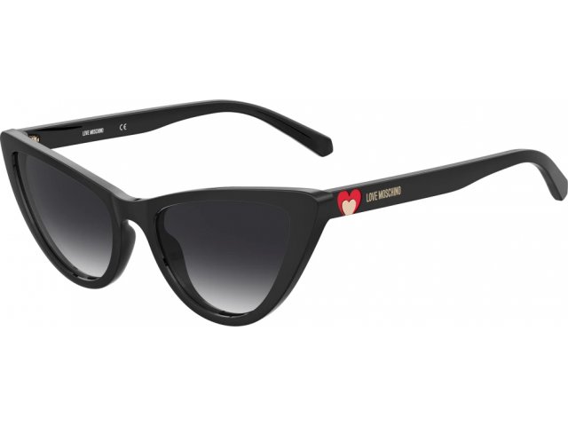 MOSCHINO LOVE MOL049/S 807,  BLACK, DARK GREY SF