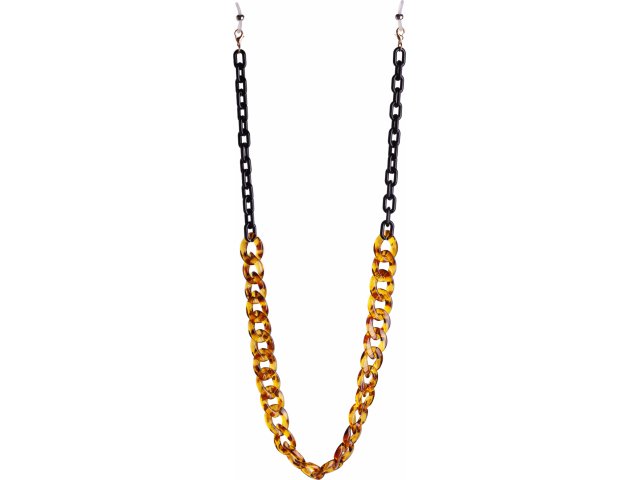 Glasses Chain GC41304 Amber Black
