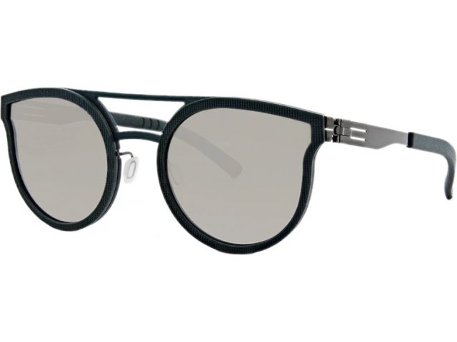 Ic! Berlin Utopia Matrix Gun-Metal-Ivy-Green Brown-Sand Mirrored Plotic-Vario