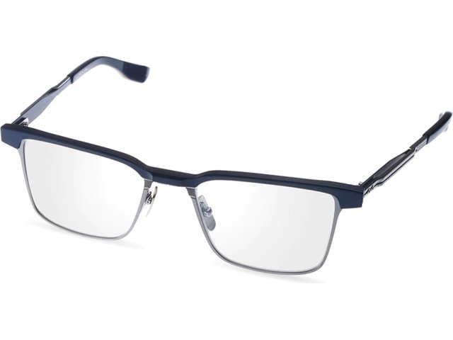 DITA SENATOR-THREE DTX137-A-02,  SMATTE NAVY - ANTIQUE SILVER, CLEAR