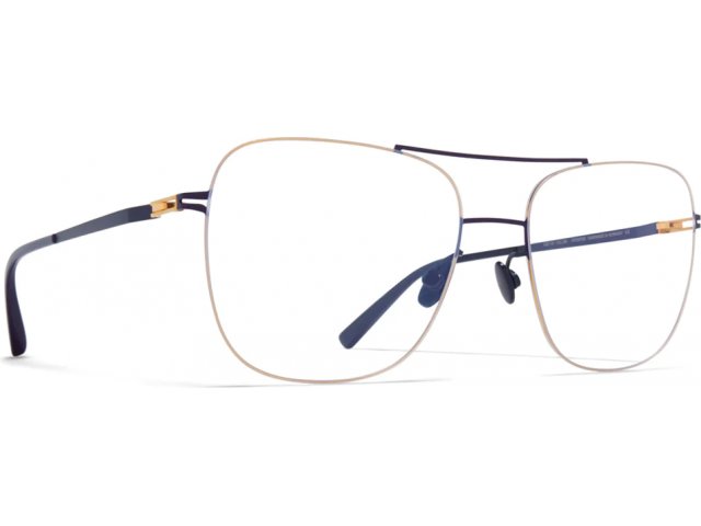MYKITA RYOKO 256,  GOLD/INDIGO, CLEAR