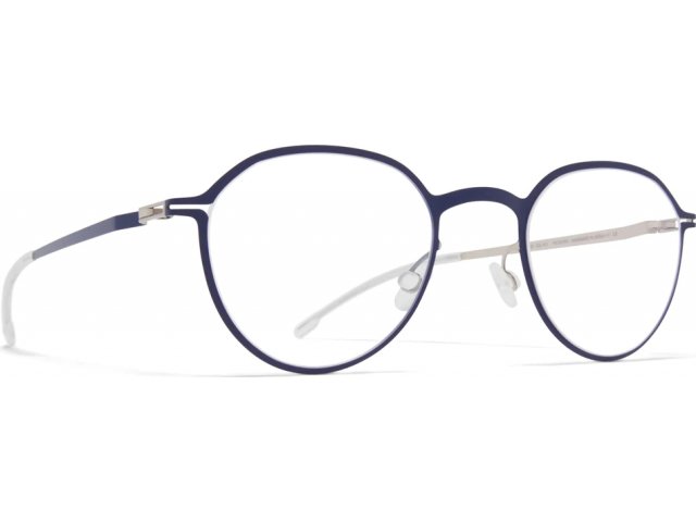 MYKITA GUNNARSON 512,  NAVY/SILVER (OUTSIDE/INSIDE), CLEAR