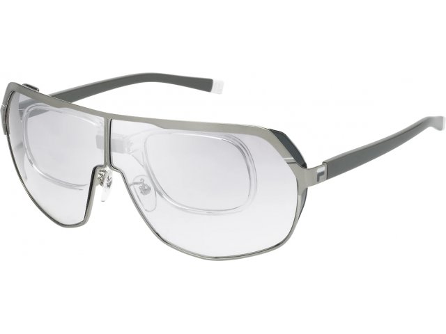    FILA SFI125 Q39X,  SHINY SATIN PALLADIUM, SMOKE/MIRROR SILVER