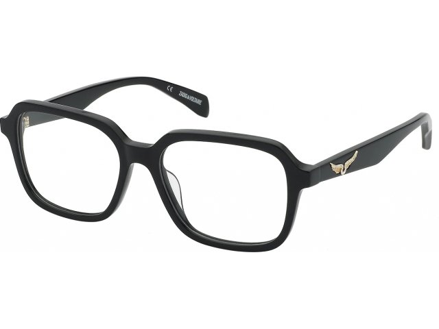 ZADIG VOLTAIRE VZV348S 0700,  SHINY BLACK, CLEAR