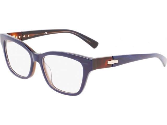 LONGCHAMP LO2697 403,  BLUE STONE/BROWN, CLEAR