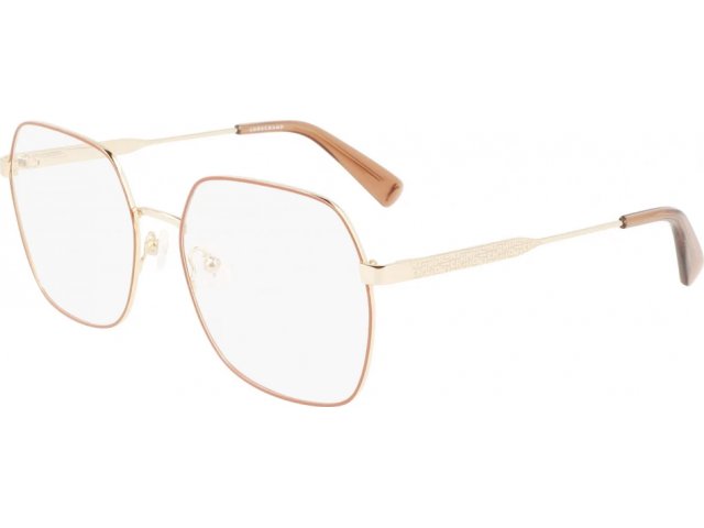 LONGCHAMP LO2148 727,  GOLD/BROWN, CLEAR
