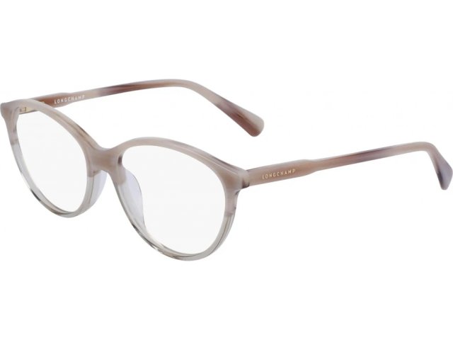 LONGCHAMP LO2709 106,  GRADIENT HORN IVORY/CRYSTAL, CLEAR