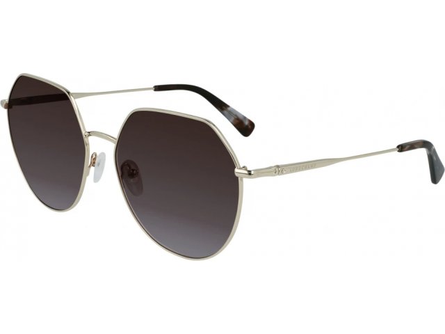 LONGCHAMP LO154S 727,  GOLD/BROWN, BLACK