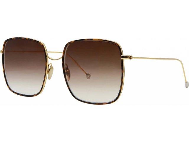 NATHALIE BLANC JOSEPHINE 210,  GOLD 3N / TRADITIONAL HAVANA WINDSOR, DEGRADED BROWN