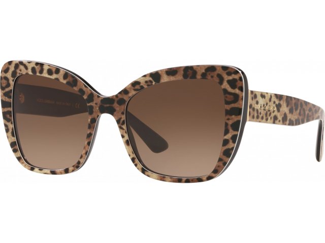 Dolce & Gabbana DG4348 316313 Leo Brown On Black