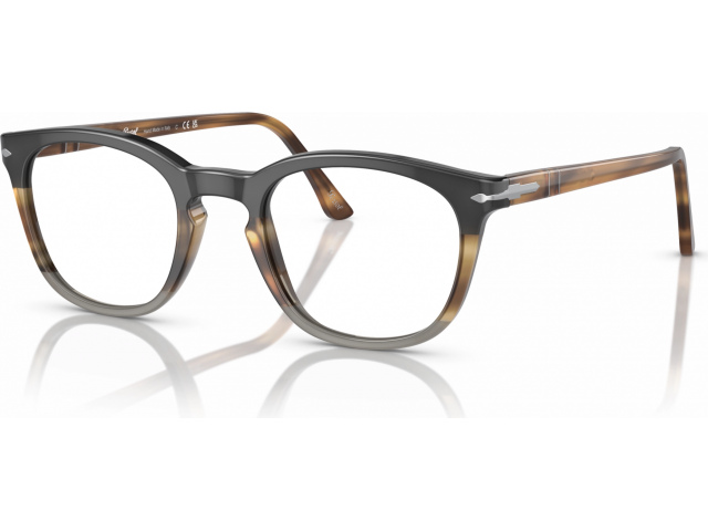 Persol PO3258V 1135 Striped Brown & Grey & Black