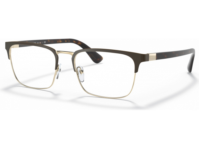 Prada Heritage PR 54TV 01U1O1 Matte Burnished/pale Gold