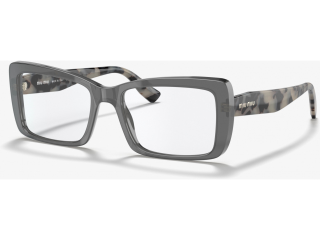 MIU MIU Core Collection MU 03SV 09T1O1 Black Trasparent