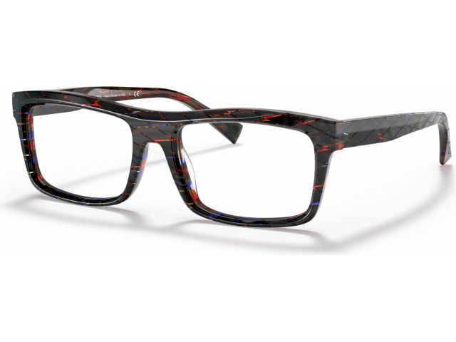 Alain Mikli Bastie& A03130 002 Black Rhombus Havana Red Blue