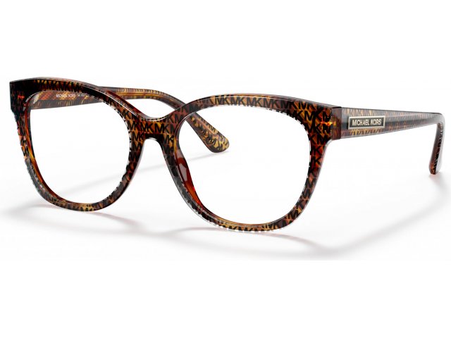 Michael kors Santa Monica MK4081 3667 Mk Logo Print Tortoise