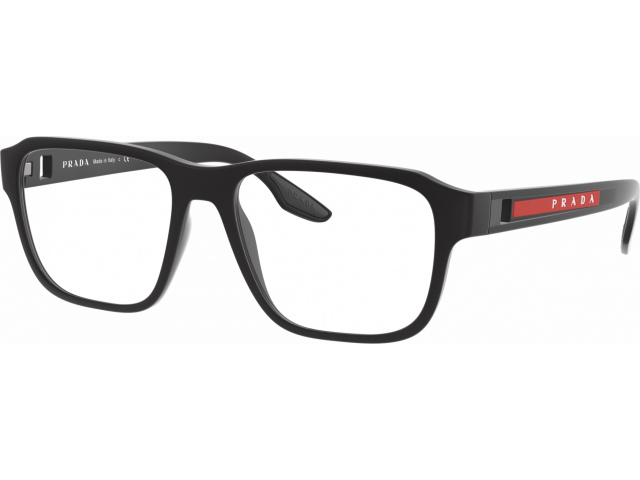 Prada Linea Rossa PS 04NV DG01O1 Black Rubber
