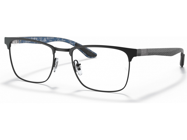 Ray-Ban RX8421 2904 Matte Black On Black
