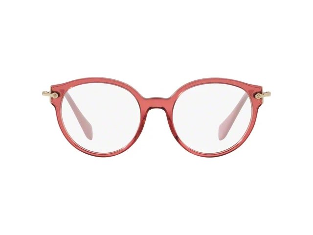MIU MIU Core Collection MU 04PV U681O1 Transparent Amaranth