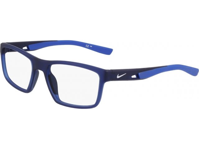NIKE 7015 410,  MATTE MIDNIGHT NAVY/RACER BLUE, CLEAR