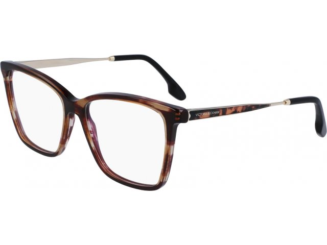 VICTORIA BECKHAM VB2647,  dark brown horn, clear