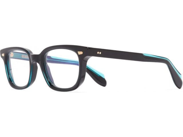 CUTLER GROSS 9521 01,  teal on black, clear