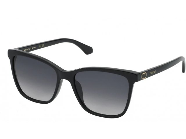 TWINSET STW021 700,  shiny black, smoke gradient