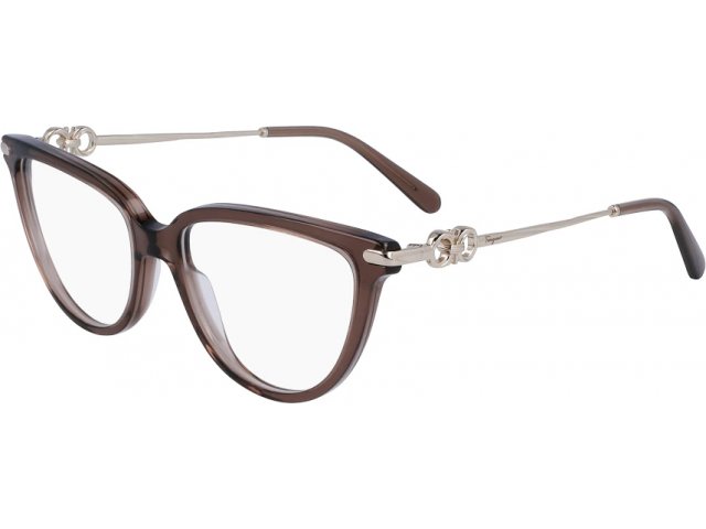 SALVATORE FERRAGAMO SF2946 232,  TRANSPARENT BROWN, CLEAR