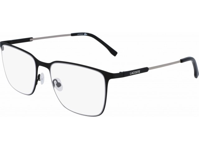 LACOSTE L2287 002,  MATTE BLACK, CLEAR