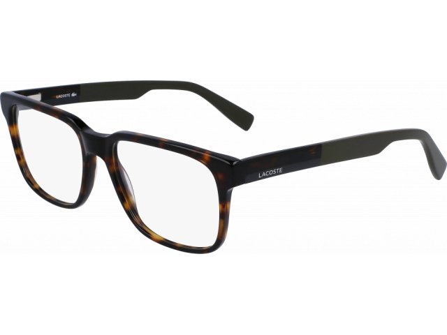 LACOSTE L2908 230,  DARK HAVANA, CLEAR