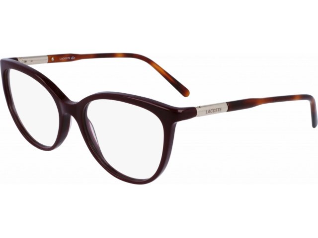 LACOSTE L2911 603,  DARK RED, CLEAR