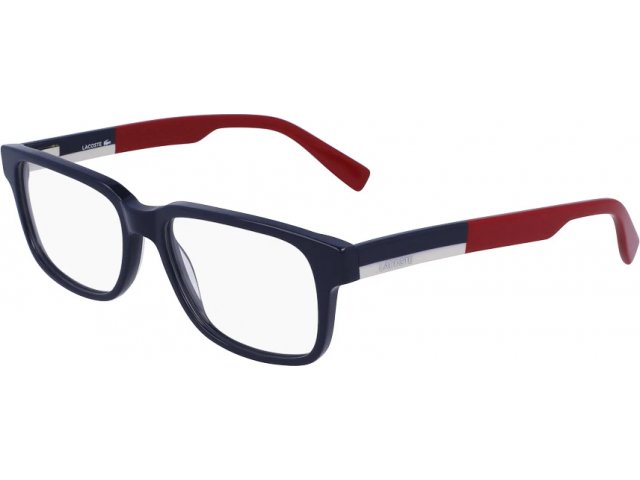 LACOSTE L2910 410,  BLUE NAVY, CLEAR