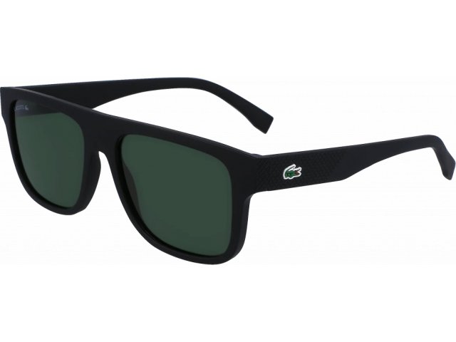 LACOSTE L6001S 002,  MATTE BLACK, GREEN