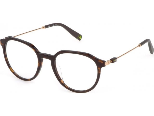 FILA VFI448 04BL,  DARK HAVANA, CLEAR