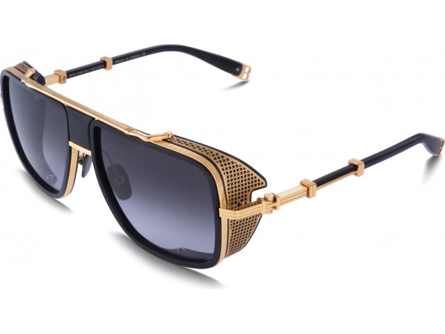 BALMAIN O.R. GLD-BLK,  DARK GREY TO CLEAR, DARK GREY TO CLEAR