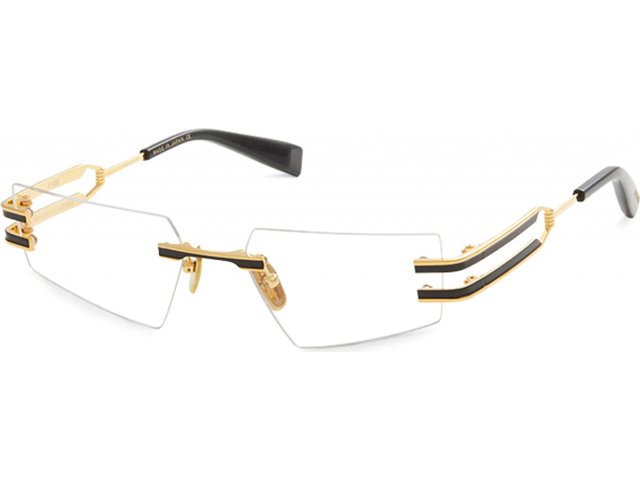 BALMAIN FIXE GLD-BLK,  MATTE BLACK, CLEAR