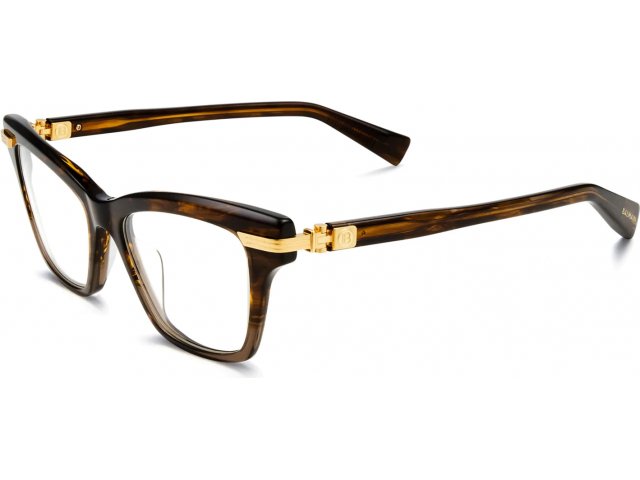 BALMAIN SENTINELLE BRN - GLD,  BROWN CRYSTAL, CLEAR