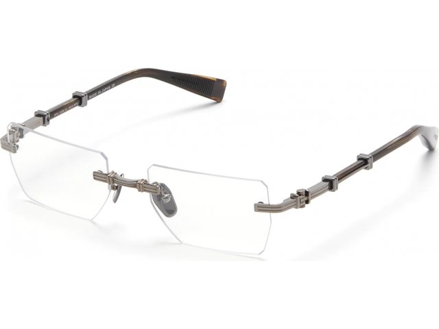 BALMAIN PIERRE BLK - BRN,  RHODIUM - BROWN, CLEAR