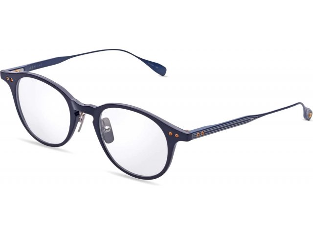 DITA ASH (+),  MATTE NAVY - SILVER - WHITE GOLD, CLEAR
