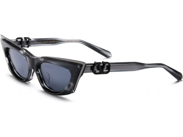 VALENTINO V-GOLDCUT-I,  BLACK SWIRL - BLACK RHODIUM W, DARK GREY - BLACK FLASH MIRROR - AR