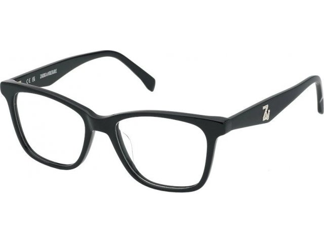 ZADIG VOLTAIRE VZV350,  SHINY BLACK, CLEAR