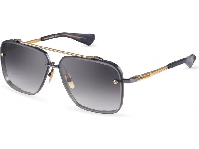 DITA MACH-SIX 05,  BLACK RHODIUM - YELLOW GOLD, DARK GREY TO CLEAR