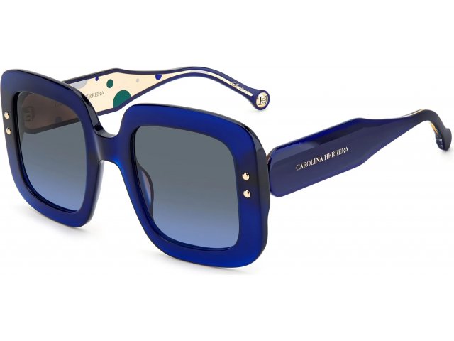 CAROLINA HERRERA CH 0010/S PJP,  BLUE, GREY AZURE