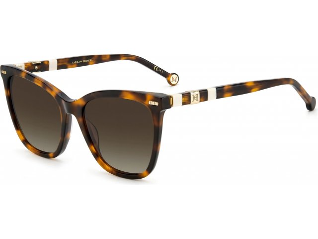 CAROLINA HERRERA CH 0044/S C1H,  HVN IVORY, BROWN SF