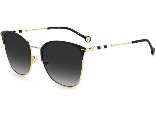 CAROLINA HERRERA CH 0036/S RHL,  GOLD BLCK, DARK GREY SF